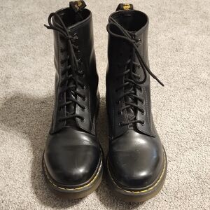Dr. Martens Black Leather Boots
